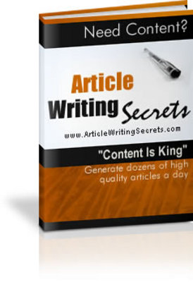 Product picture Article Writing Secret With Master Resale Right